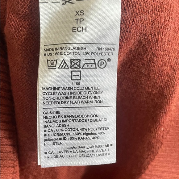 Old Navy Terracotta Knit Pullover XS - Picture 8 of 8